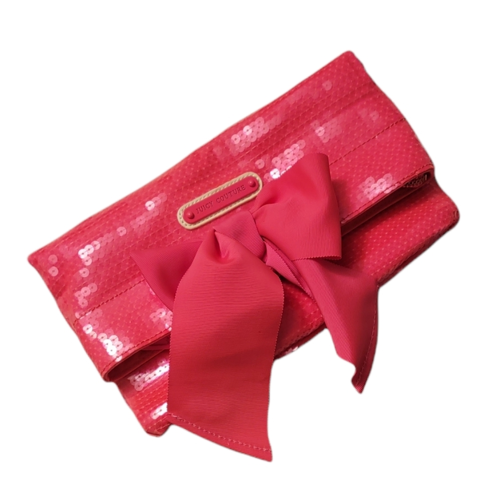 NWT Juicy Couture pink sequin purse